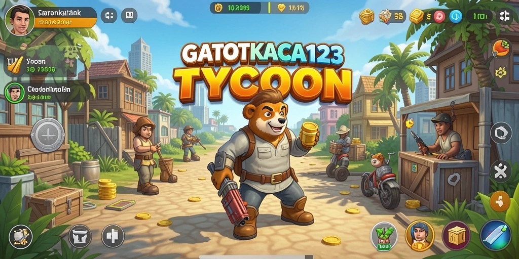 Tampilan menarik dari gameplay GATOTKACA123 yang menunjukkan manajemen bisnis.