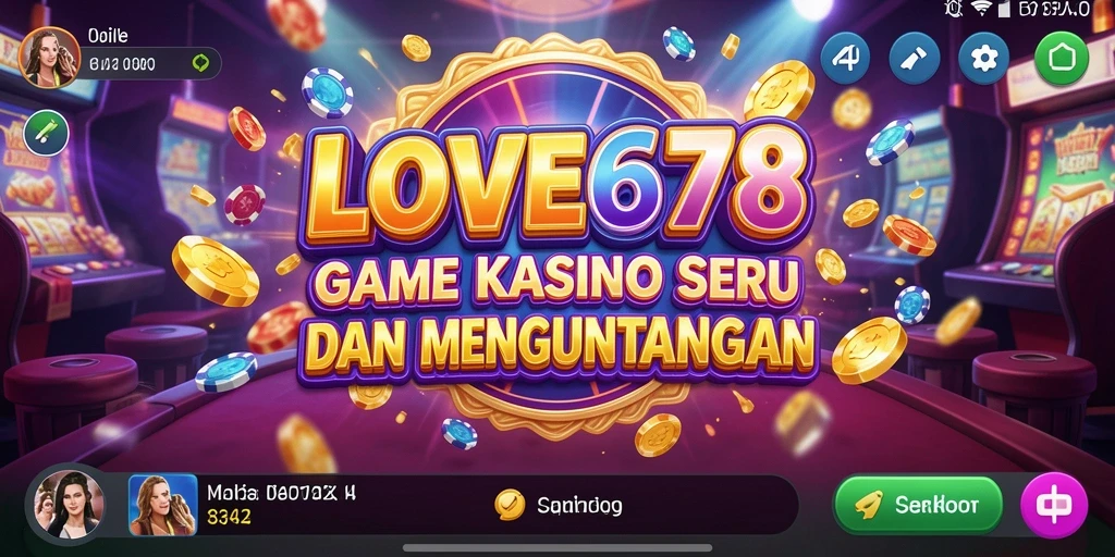 Tampilan gameplay Kasino yang seru dan interaktif dari LOVE678.