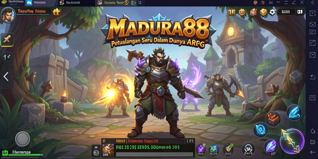 Tampilan gameplay seru dan dinamis di MADURA88.