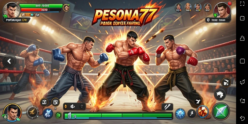 Tampilan seru dari pertarungan epik PESONA77.