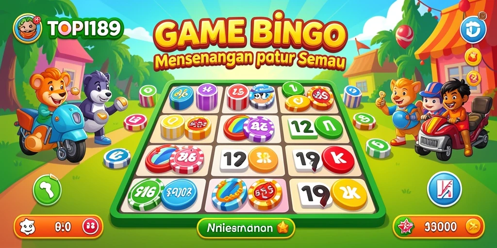 Tampilan seru gameplay Bingo di TOPI189 dengan banyak hadiah.