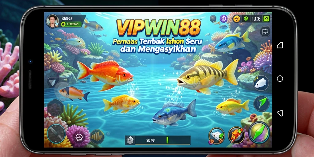 Screenshot utama gameplay Tembak Ikan VIPWIN88 yang seru.
